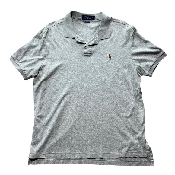 Polo Ralph Lauren Gray Polo Shirt Mens Size XL - Picture 1 of 8